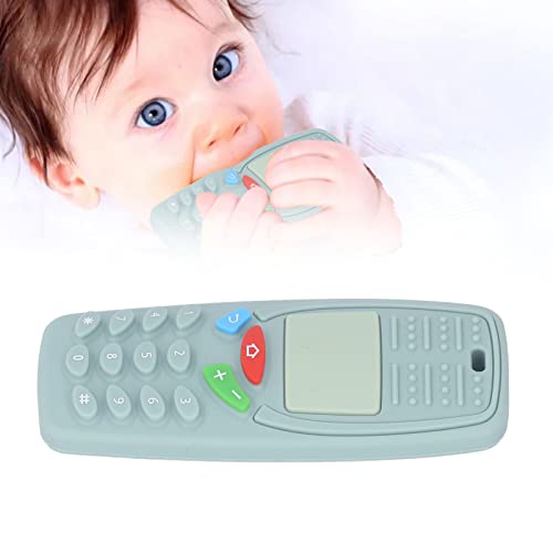 Играчка за никнене на млечни зъби Забавна и Безопасна Играчка за никнене на млечни зъби под формата на Мобилен телефон за Домашна детска (светло