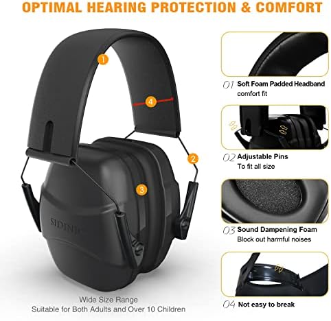 ucho 34dB Slim Защита на ушите от шум - Специално Разработени ушни съединители Улесняват тегло и осигуряват максимална защита