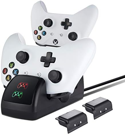 Зарядно устройство за контролер за Xbox one, Док-станция за зареждане на батерията на контролера, която е съвместима с Xbox