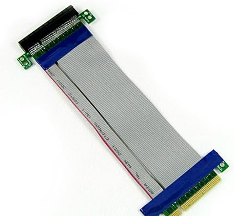 PCI Express 8X (PCI-E 8X) Странично Продължавам Удлинительный Кабел за видео карти, Видео, Мрежов контролер NIC PCIe Ribbon Шнур на Гъвкавия