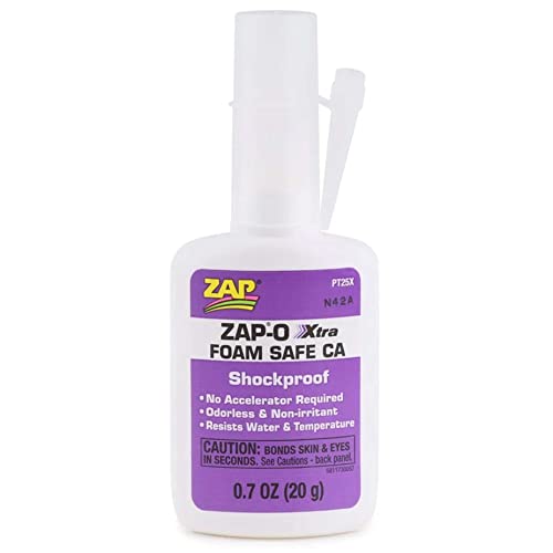 Лепило ZAP Zap-O Xtra Foam Safe CA Лепило.7 унции PAAPT25X CA