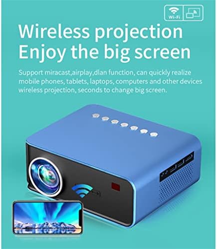 n/a Мини Проектор 3600 Лумена С поддръжка на 1080P LED С голям екран, За Домашно Кино Smart Video в прожектор
