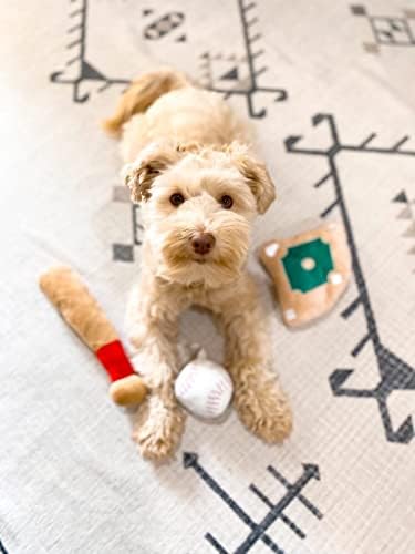 Сладки плюшени играчки за кучета TONBO (комбинация с топка)
