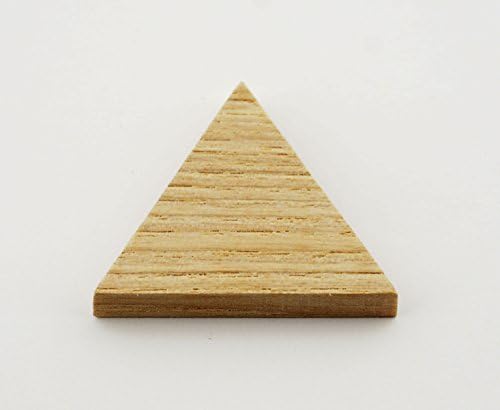 1.34 Дървена Триъгълно Деколте във Формата На Недовършена Дървена Мозайка плочки - 40 бр.