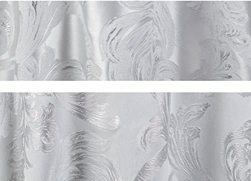 Плат Металик Аврора - полиестер - Материал-високо качество - Декоративна тъкан - 116 см в ширина и 25 ярда дължина - Бял