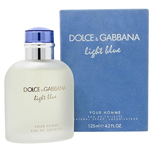 Спрей тоалетна вода Dolce & Gabbana Light Blue за мъже, 4,2 Унции (Тестер / Обикновена кутия)