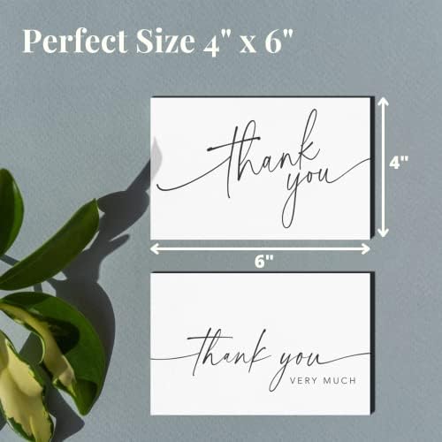 Картички с благодарностями в крафт-пликове и съответните Стикери | Опаковка от 200 броя