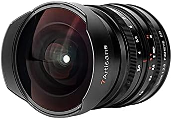 7 Занаятчии 10 мм F2.8 Полнокадровый обектив Рибешко око за фотоапарат Nikon Z Mount Ултра Широкоъгълен Обектив с Голяма Бленда, Ръчно Фокусиране