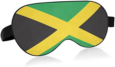 Унисекс Маска за сън, За Очи с Ямайским Флага Нощен Маска За Сън Удобна Маска за сън, За очите