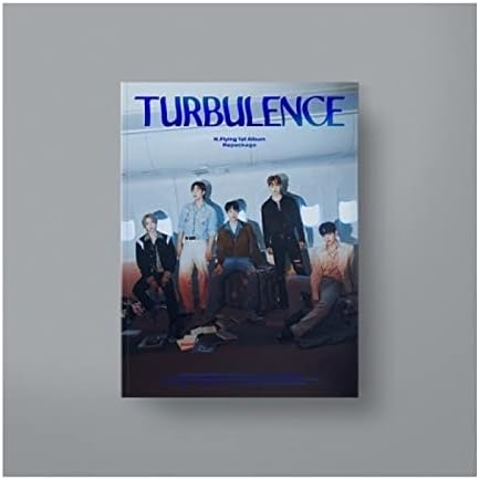 N. Flying TURBULENCE 1-аз преопаковане на Съдържанието на албум + Лепене + Трекинг Kpop е Запечатан