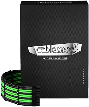 CableMod C-Series Pro 8-пинов PCI-e кабели с гъвкави ръкави за Corsair Type 4 RM Black Label/RMi/RMX (черен, 60 см)