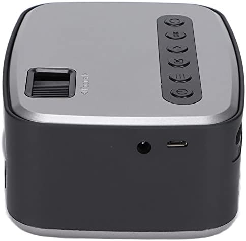 Мини Проектор, видео проектор за домашно кино с led подсветка 1080P HD, Портативен Шрайбпроектор с Дистанционно управление,