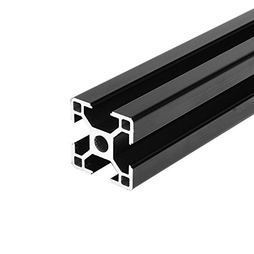 Алуминиеви профили, 4-10 БР Екструдиране Рамка от алуминиев профил с пазом FXIXI Black 1000 мм 3030 m за ЦПУ (10)