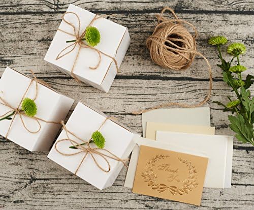 Подаръчни кутии MESHA Small White 4x4x4 (10 x) Подаръчни Кутии с Капаци за Подаръци на приятелките си Булката, Приятели на Младоженеца, Крестной,