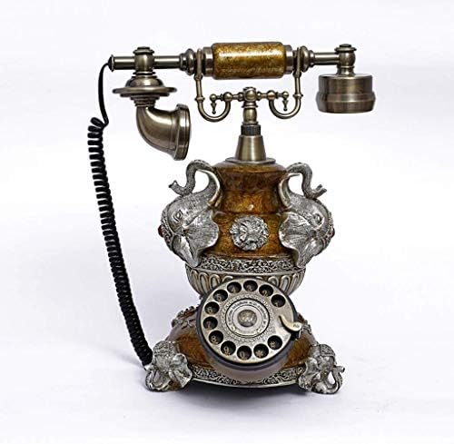 Античен телефон UXZDX CUJUX Design - Отточна тръба на шарнирна връзка Телефон - Ретро Телефон С Кабел - Реколта декоративни телефони