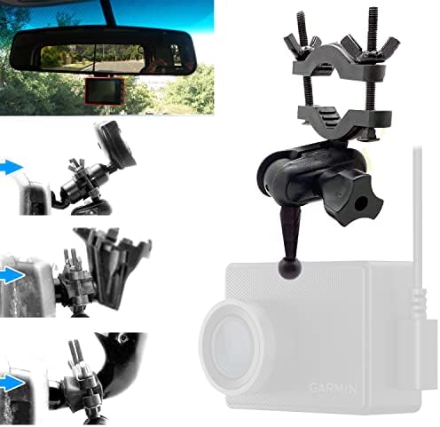 AccessoryBasics Автомобилен Комплект за закрепване на огледала за обратно виждане за Дрехи Dash Cam 45 46 47 55 56 57 65 66 67 Тандем/Говорител Плюс Видеорекордер