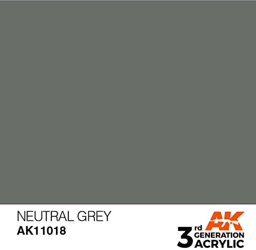 Акрил AK 3Gen AK11018 Неутрален сив (17 мл)