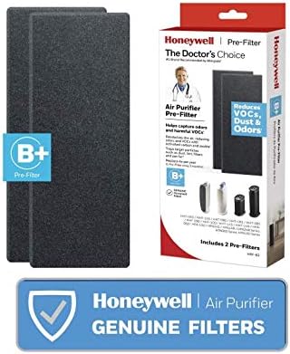 Honeywell HRF-B2 Филтър B Домакински Пречистване на въздуха и За намаляване на миризма и замърсяване, Предварителна Смяна на филтъра