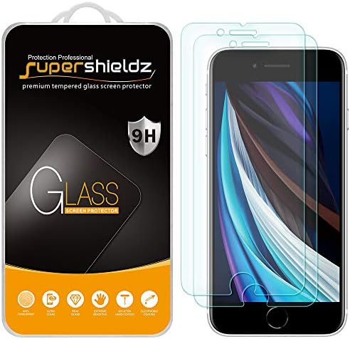 Supershieldz (2 опаковки), Предназначени за Apple iPhone 8 и iPhone 7 (4.7 инча) Протектор на екрана от закалено Стъкло,