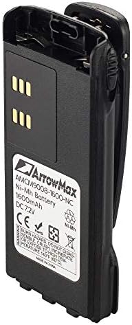 Arrowmax 1600 mah Батерия за Motorola HT750 HT1250 GP328 като HNN9011 HNN9012 HNN9009 HNN9008