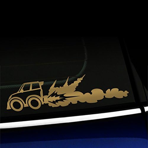 Художествено отражение на автомобила Rocket Car - Vinyl стикер за Mini Cooper - избор на цвят - [Жълт]