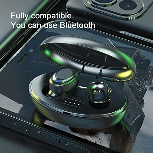 Спортни Bluetooth-слушалки в ушите Ke1Clo с зарядно калъф, водоустойчиви и устойчиви на пот IPX5, Hi-Fi Стерео, умни слушалките