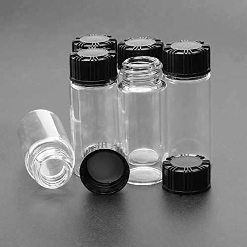 прозрачни Стъклени Флакони с обем от 10 мл за Етерични масла, Препарати за химическа лаборатория, Одеколони и Парфюми (10 парчета)