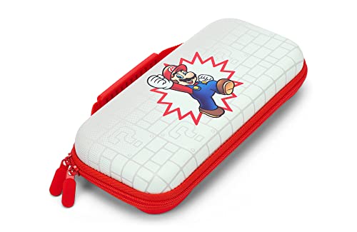 Защитен калъф PowerA за Nintendo Switch - модели OLED, Nintendo Switch или Nintendo Switch Lite - Brick Breaker Марио