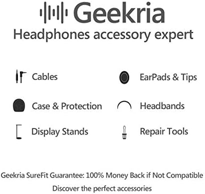 Калъф за слушалки Geekria Shield, който е Съвместим с Beats Solo 3, Solo 2, Solo HD Case, работа на смени Пътна чанта в твърда