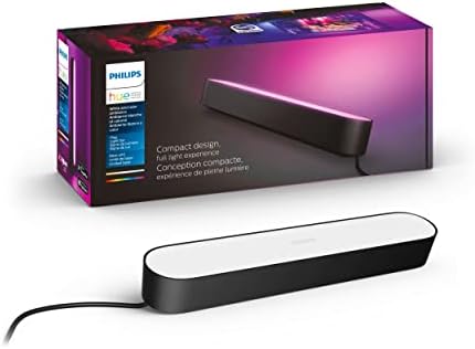 Philips Hue Play White & Color Smart Light, Комплект за една база данни, се изисква hub / захранване в комплекта (работи с Алекса, Apple